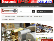 Tablet Screenshot of ferreteriayhosteleria.com